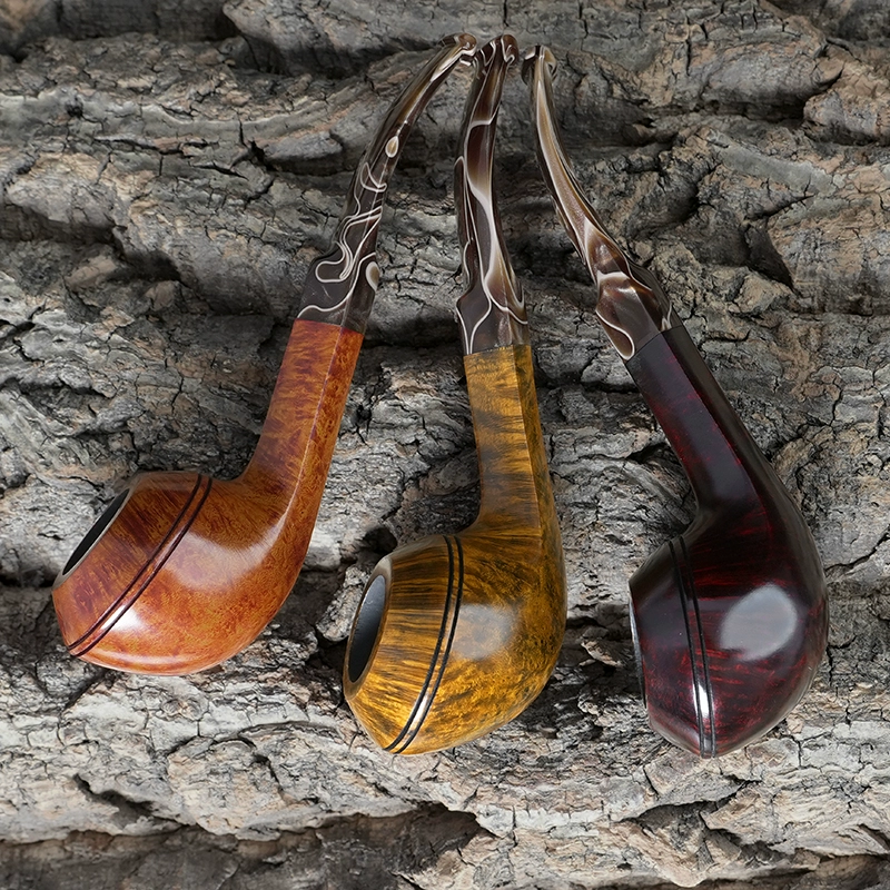 gebogene Bulldog-Pfeife gebogene Bulldog-Pfeife