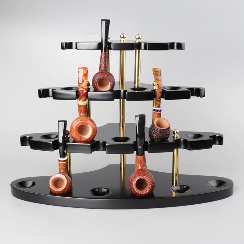 Antikes Pfeifenregal aus schwarzem Walnussholz Antikes Pfeifenregal aus schwarzem Walnussholz