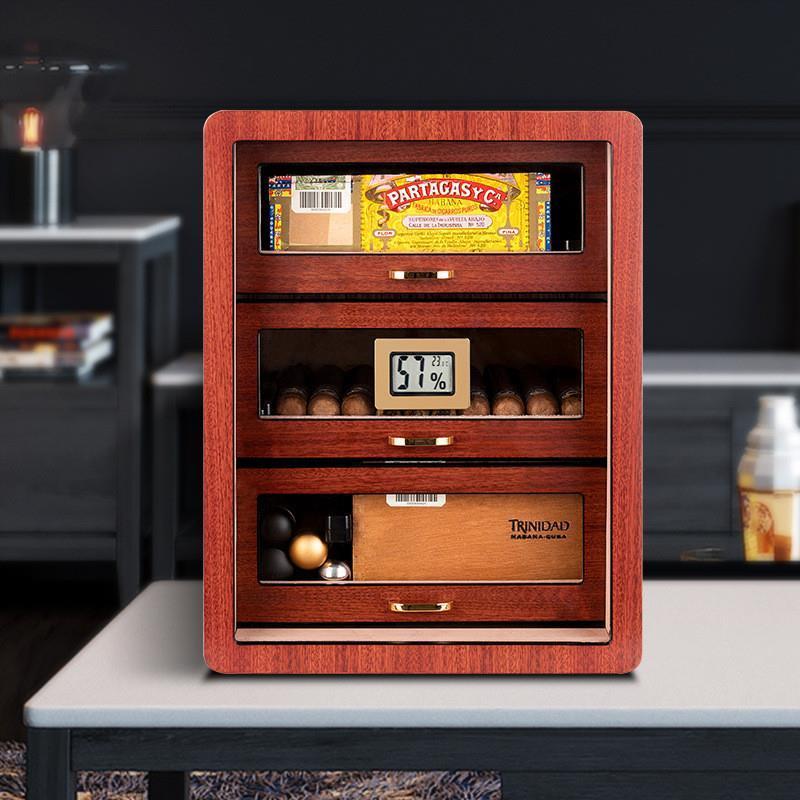 elektrischer Humidor mit Glastür elektrischer Humidor mit Glastür