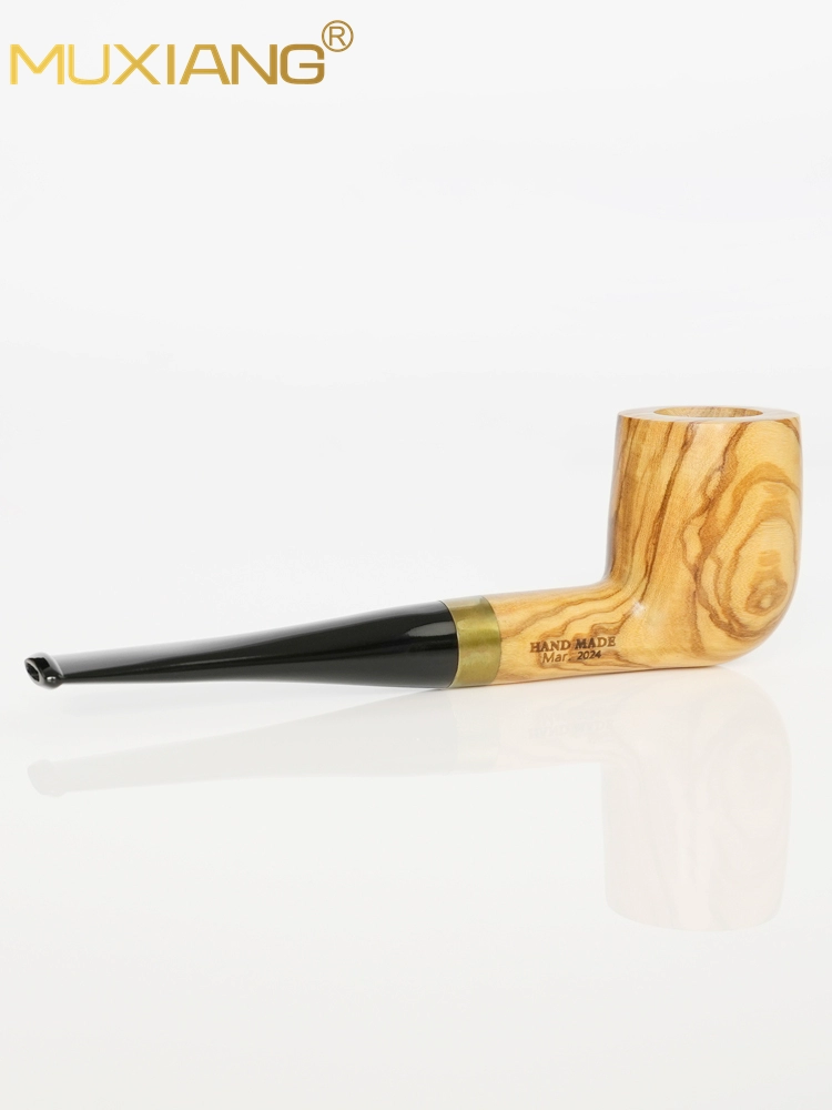 Olivenholz Pfeife Set mit Reinigungszubehör Olivenholz Pfeife Set mit Reinigungszubehör