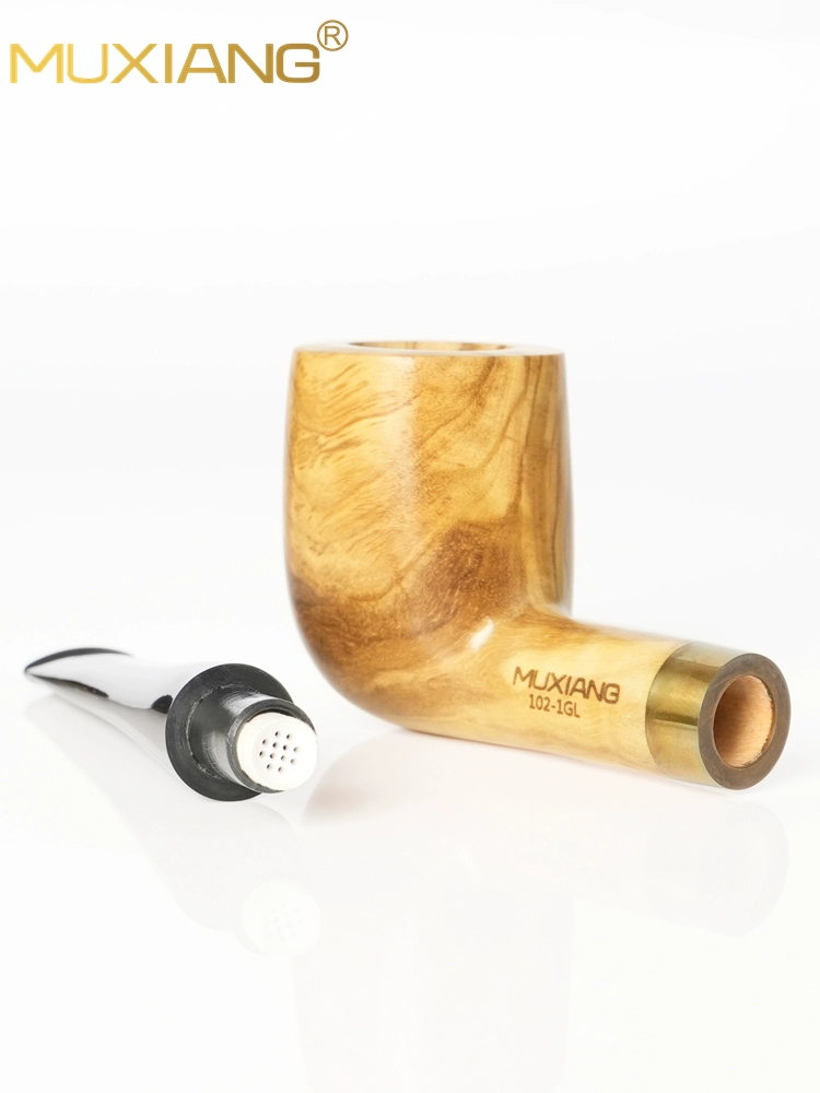 Olivenholz Pfeife Set mit Reinigungszubehör Olivenholz Pfeife Set mit Reinigungszubehör